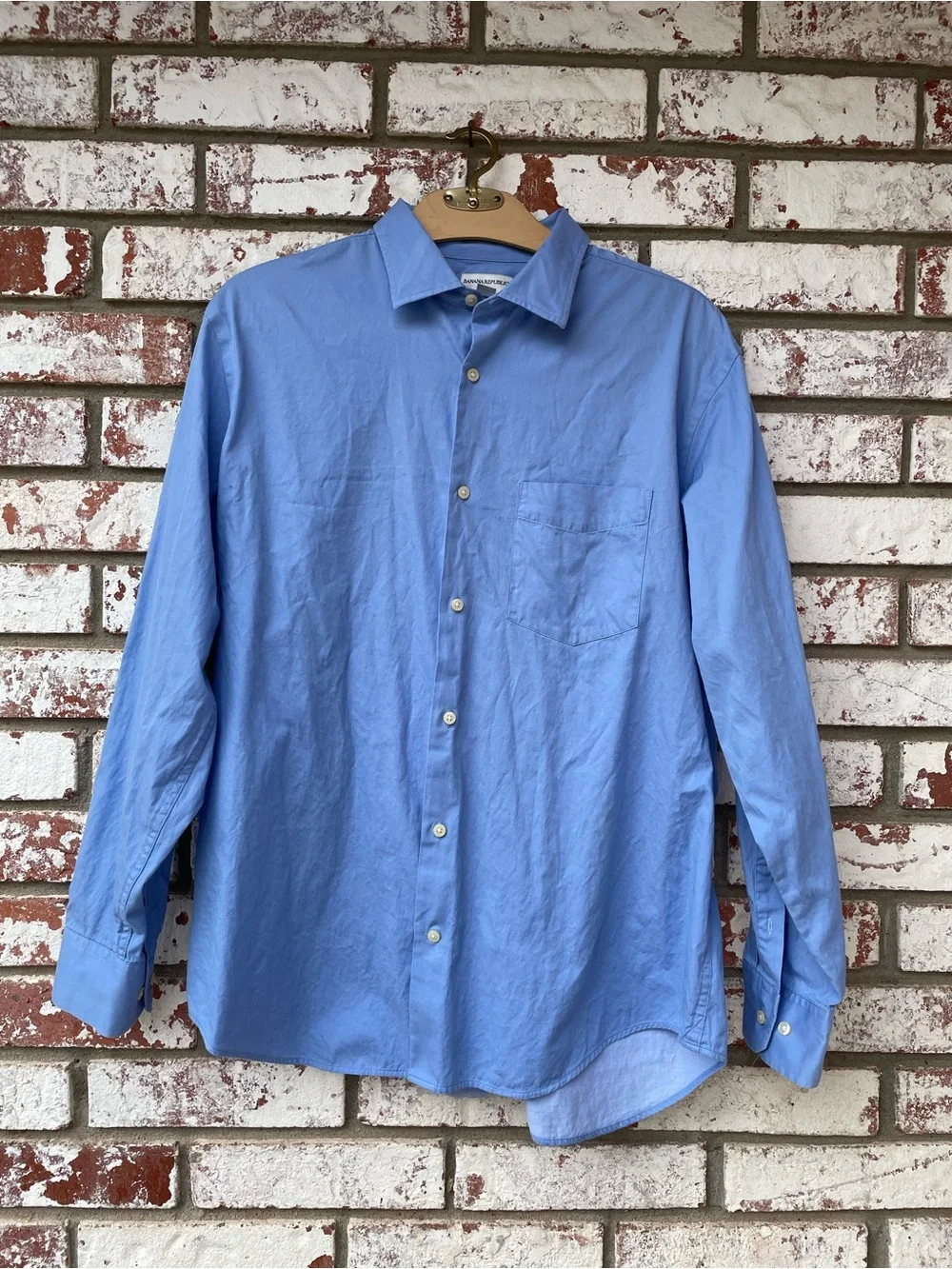 ♦️5/$15♦️ Banana Republic | Baby Blue Button Down Dress Shirt